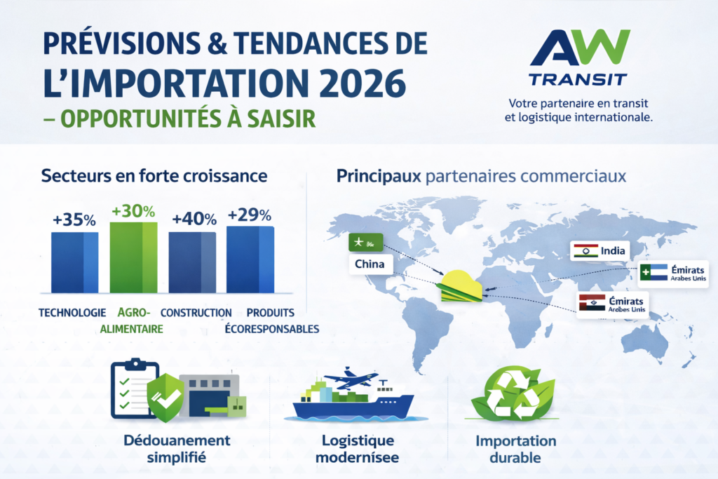 Prévisions et tendances de l’importation 2026 – opportunités à saisir