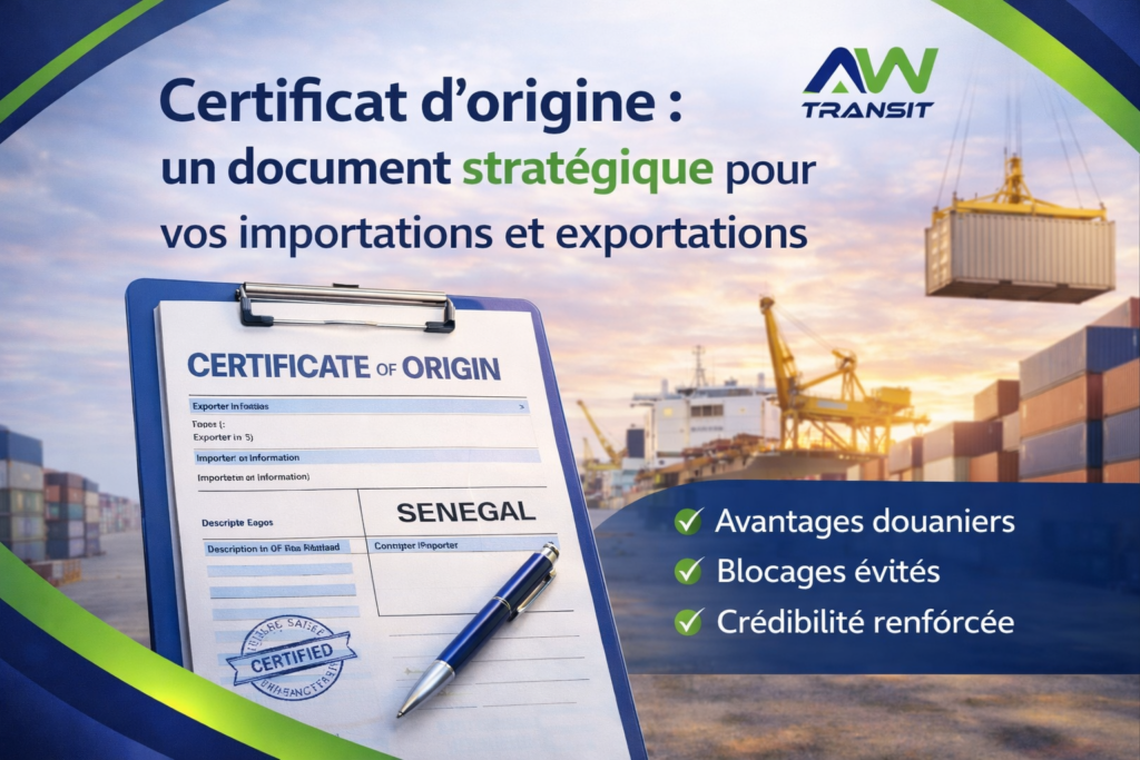 certificat d’origine