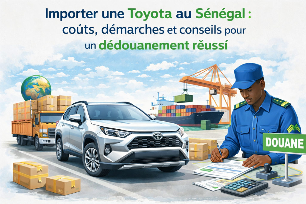 Importer une Toyota au Sénégal