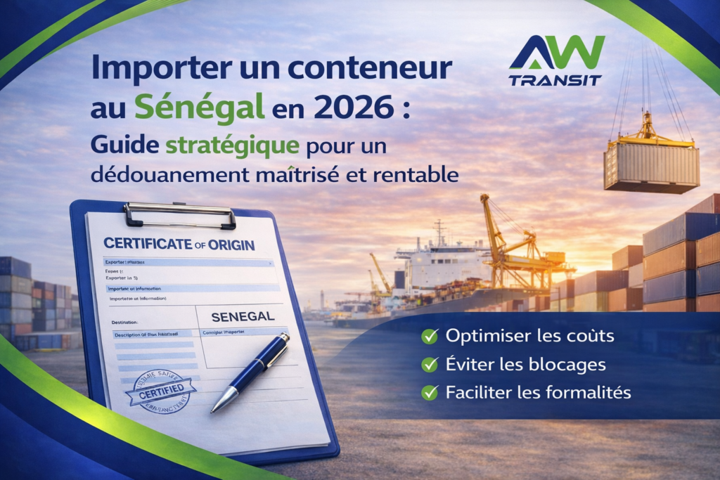 Importer un conteneur au Sénégal en 2026