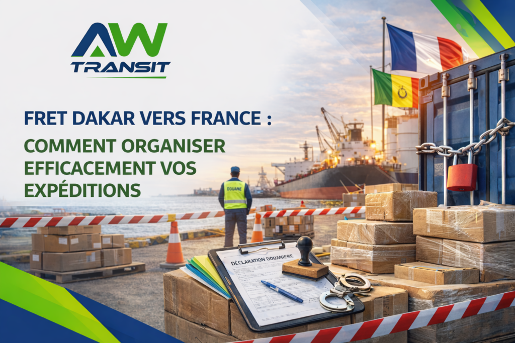 Le fret Dakar vers France