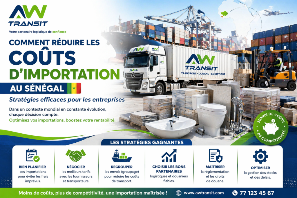 Comment réduire les coûts d’importation au Sénégal : stratégies efficaces pour les entreprises