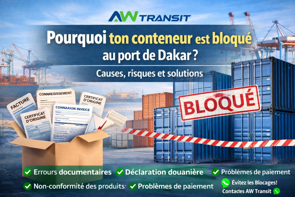 Pourquoi ton conteneur est bloqué au port de Dakar : causes, risques et solutions