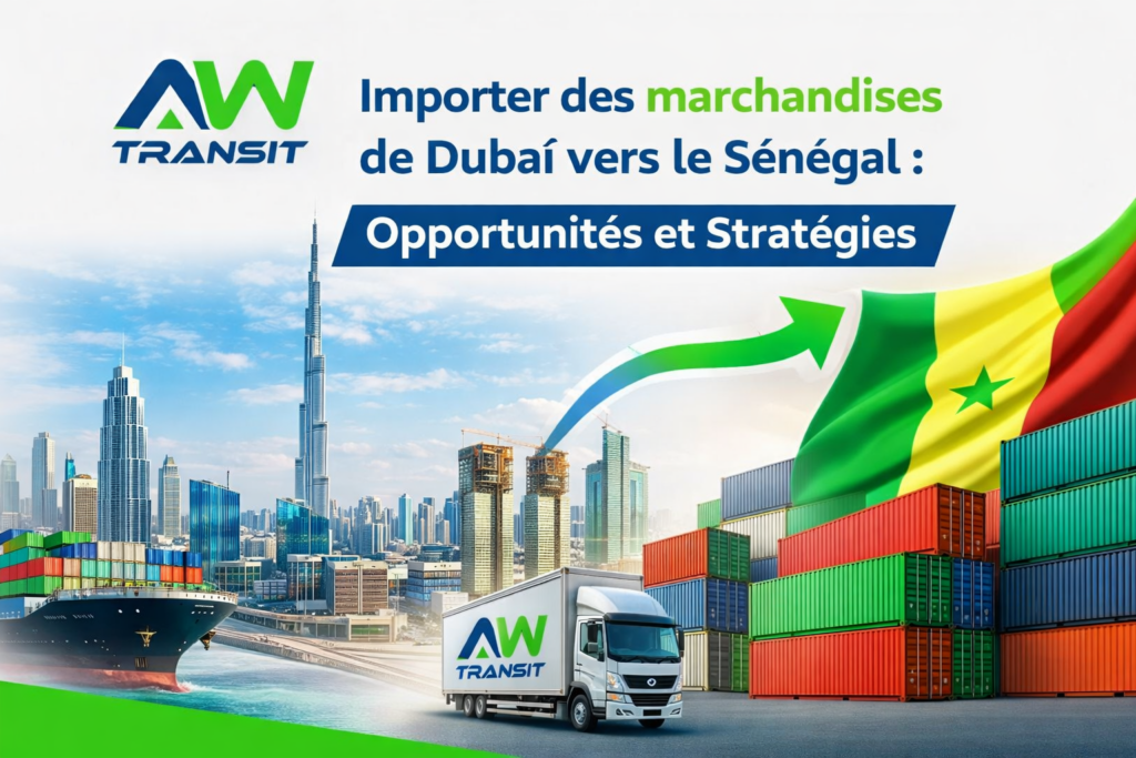 Importer des marchandises de Dubaï vers le Sénégal 