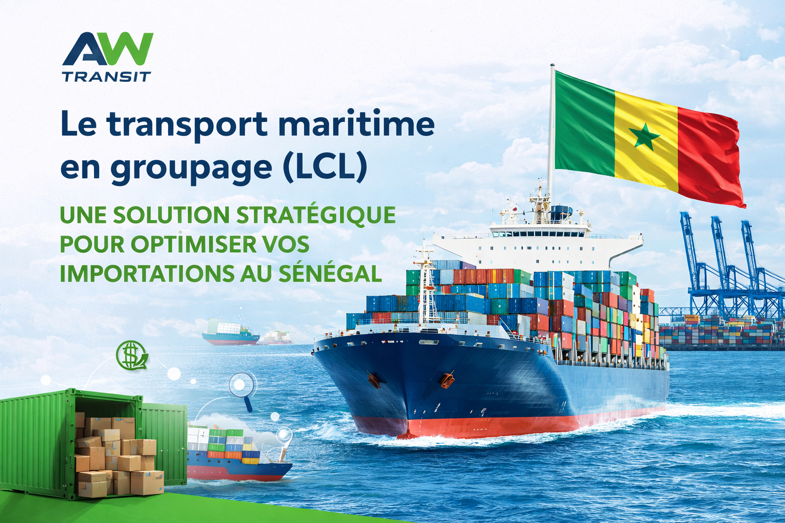Le transport maritime en groupage (LCL)