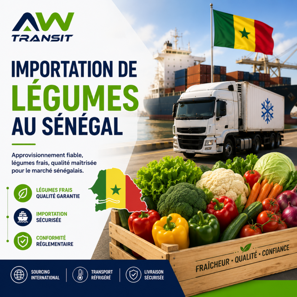 Importation de légumes au Sénégal