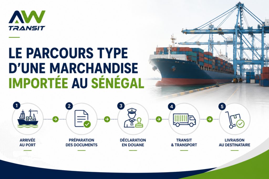 Le parcours type d’une marchandise importée au Sénégal