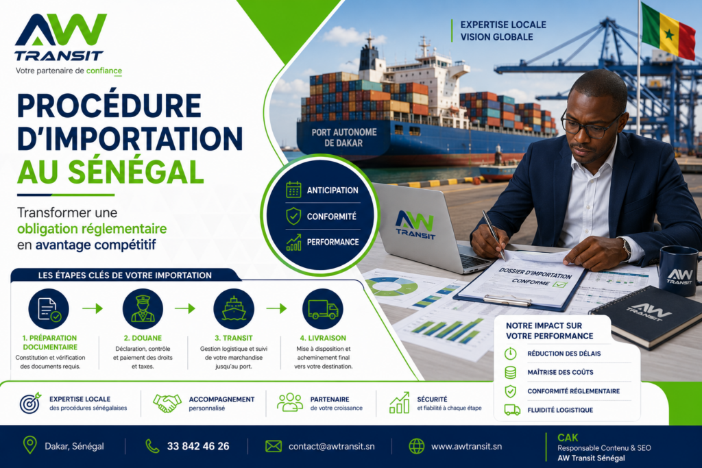 Procédure d’importation au Sénégal : transformer une obligation réglementaire en avantage compétitif
