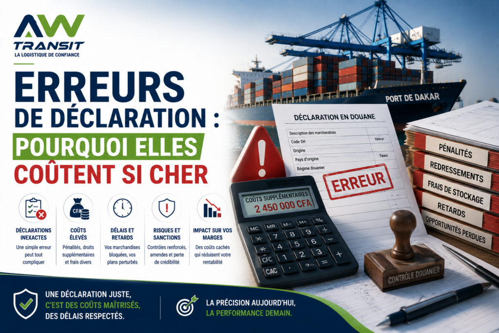 Erreurs déclarations