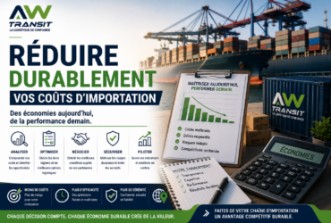 Réduire durablement vos coûts d’importation.