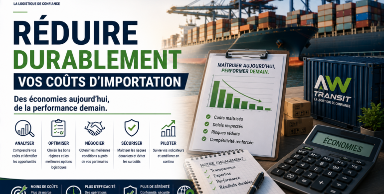 Réduire durablement vos coûts d’importation