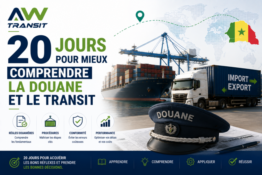 20 jours pour mieux comprendre la douane et le transit